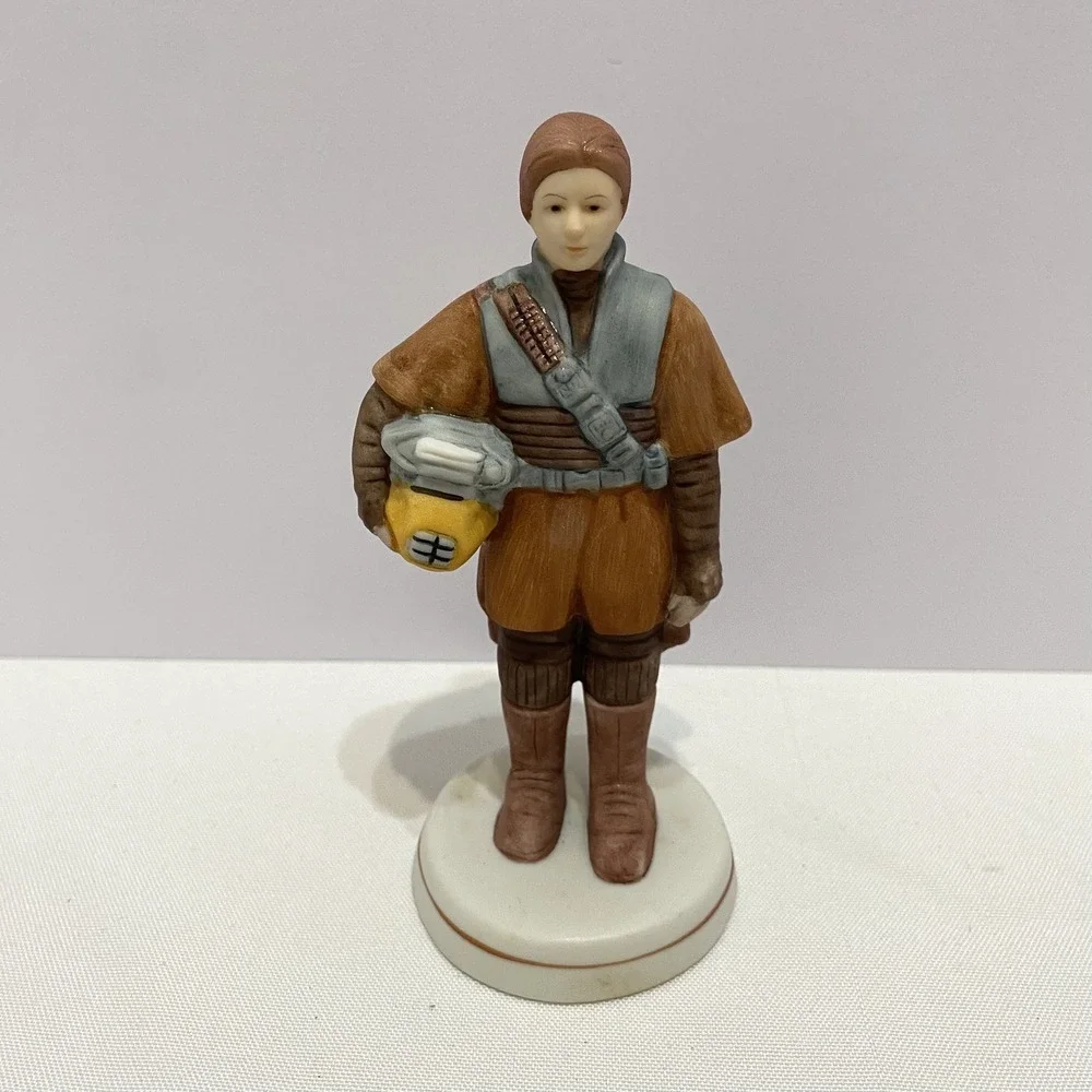 Star Wars Return of the Jedi Princess Leia Porcelain Figurine Hand Painted VTG‎